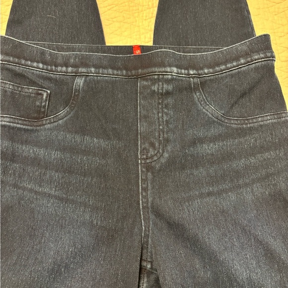 SPANX Blue Jeggings High-Rise Stretch L - Picture 6 of 7